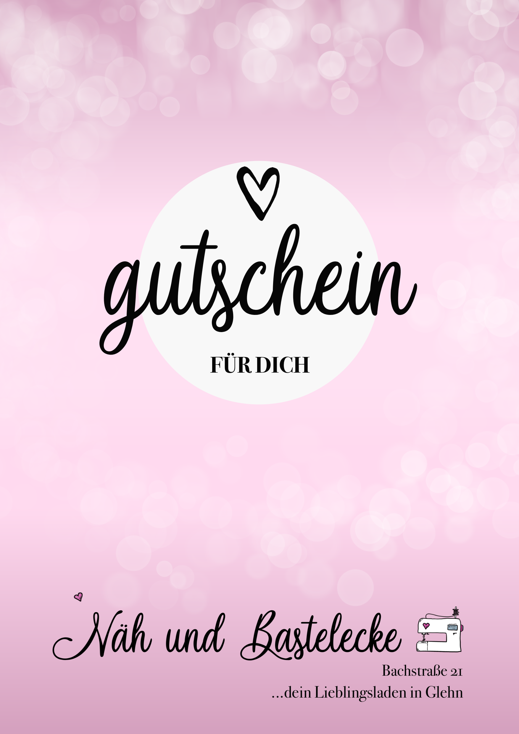 Im Laden kannst du auch gedruckte Gutscheine erwerben